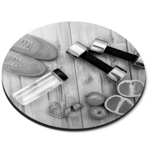 Runde Mausmatte (bw) - Fitness Healthy Living Obst #39548 - Bild 1 von 8