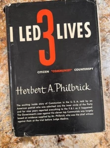 I Led 3 Lives ︱Herbert A. Philbrick ︱ 1952︱ Hardcover - Picture 1 of 8