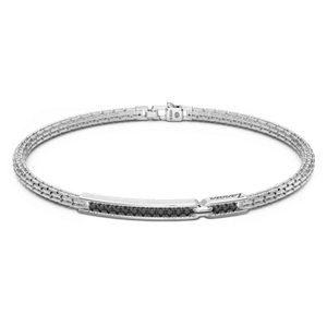 Pulsera Hombre En Plata 925 Y Espinelas Zancan - Imagen 1 de 4