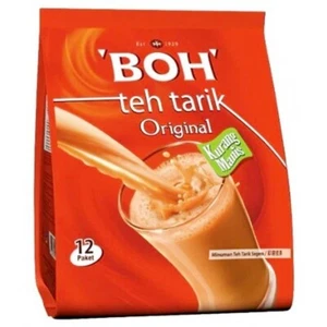 2 x BOH Teh Tarik / Malaysia Milk Tea (Less Sweet) 27g x 12 sticks - Picture 1 of 2