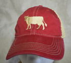 Cowgirl Kitchen womens hat cap baseball trucker red cotton blend mesh adjustable