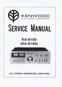Servizio Manuale di Istruzioni per Kenwood KA-9100, KA-9150 - Foto 1 di 1