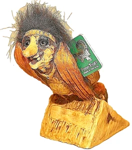 Ski Jumping Troll Fosse Retirado 8" Pintado a Mano Nyform Poli-resina con Etiqueta De Colección - Imagen 1 de 12