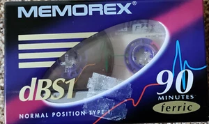 Memorex dBS1 Cassette - Brand new Unopened - Picture 1 of 2