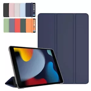 PU Leather Case Smart Stand For iPad 10th 9th 8th 7th 6th Air 5/4 Pro 11 Mini 6 - Picture 1 of 34