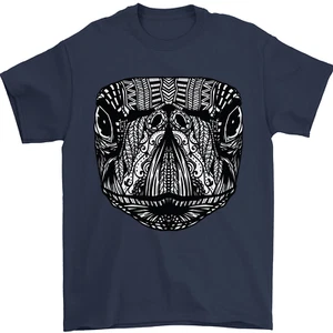 Turtle Mandala Art Tortoise Mens T-Shirt 100% Cotton - Picture 1 of 12