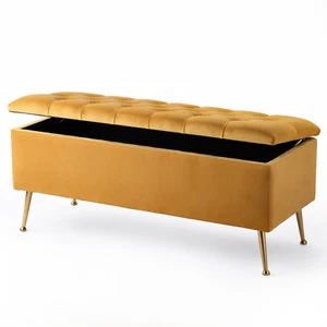 Chest bench made to measure HANDMADE bench with storage space upholstered bench - Picture 1 of 12