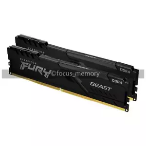 Fury Beast 32GB (2x16GB) Ram DDR4 3600 Mhz PC4-28800 Desktop DIMM Memory 288-pin - Picture 1 of 9