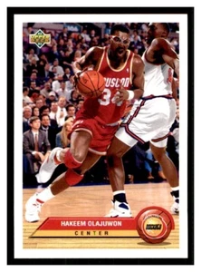 1992-93 Upper Deck McDonald's #P15 Hakeem Olajuwon Houston Rockets - Imagen 1 de 2