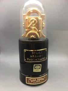 1970 Ezra Brooks Stock Market Quotations Gold Whiskey Decanter,DECANTER IS EMPTY - Picture 1 of 10