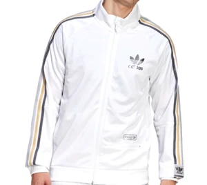NEW MEN'S ADIDAS ORIGINALS CHILE 20 TREFOIL TRACK JACKET ~SIZE LARGE #HD8291 - Picture 1 of 8