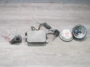 98-00 LEXUS LS400 LEFT XENON HEADLIGHT MODULE W ADJUSTER & BULB COVER SET OEM - Picture 1 of 14