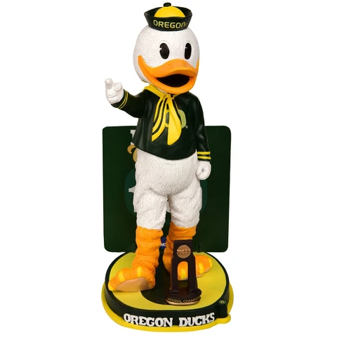 Oregon Ducks Mascot Bobblehead NCAA Men's Basketball Champs #/216 NEW Cover