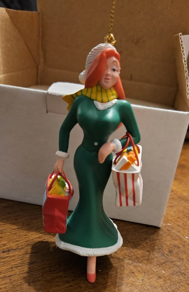 Disney Jessica Rabbit Adorno Vintage Navidad Coleccionable Con Caja Foto 1 de 4