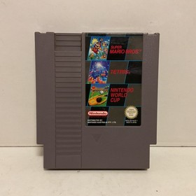 3 in 1 Super Mario Bros/ Tetris/ Nintendo World Cup NES Nintendo PAL - Free Post