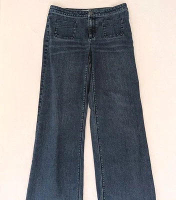 J Jill Authentic Fit Full Leg Jeans Women's 6 Blue Length 39" Waist 32" - Image 1 of 4