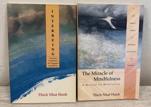 Miracle of Mindfulness & Interbeing By Thich Nhat Hanh - Picture 1 of 8