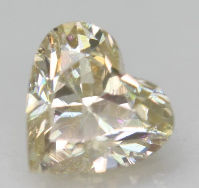 Diamante natural mejorado en forma de corazón J VVS2 certificado 1,01 quilates 6,64 x 6,35 mm 2 VG Foto 1 de 4