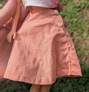 Muñeca Barbie Vintage Rosa Falda Cierre a Presión Con  - Imagen 1 de 6