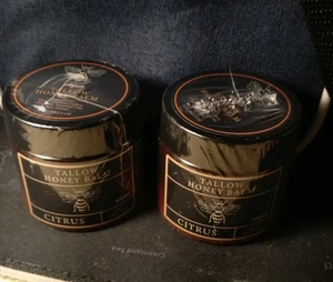 Wiyum Tallow Honey Balm with Raw Honey Citrus Moisturizing Cream 2 Oz Lot Of 2 - Picture 1 of 9