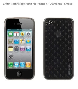 Griffin RE01775 Motiv Smokey Grey Diamonds Tough iPhone 4 - Bild 1 von 3