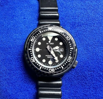 Seiko Prospex Diver 1000m SBBN011 relógio de quartzo titânio feito no Japão - Imagem 1 de 4
