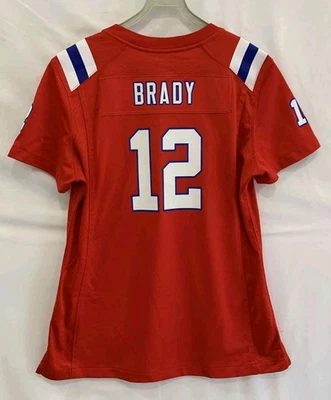 Nike NFL On Field Tom Brady #12 New England Patriots camiseta roja para mujer pequeña #92 Foto 1 de 4