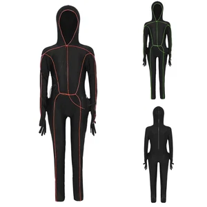 Kinder Kostüm Mottoparty Overall Figur Body Alien Strichmännchen Spielfigur - Bild 1 von 23