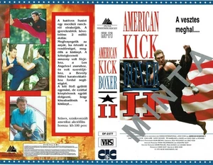 AMERICAN KICKBOXER 2 (1) / ORIGINAL FRENCH PROMO VIDEO SLEEVE / CIC VIDEO LABEL - Picture 1 of 1