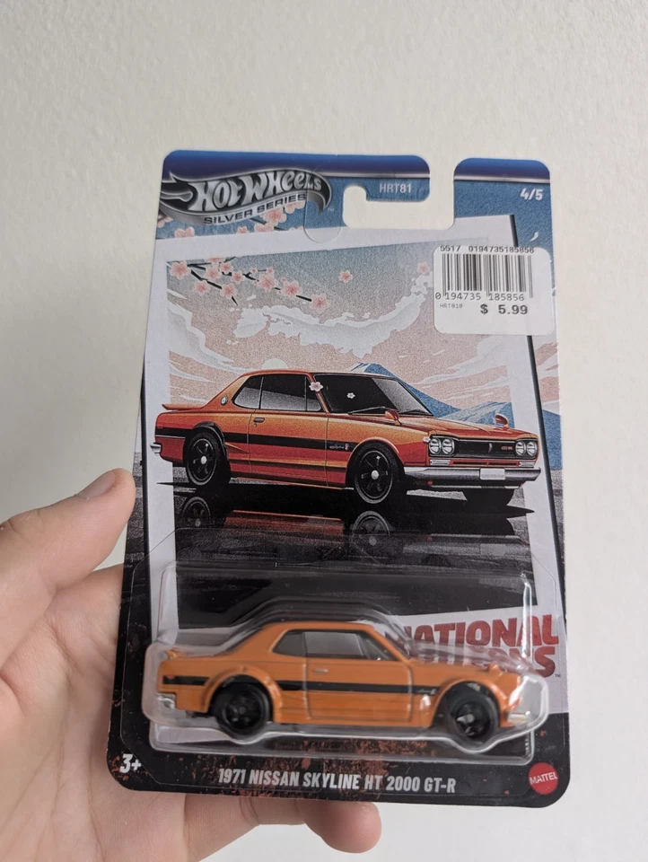Nissan Skyline HT 2000 GT-R 1971 serie Silver Iconos Hotwheels Silver 2025 Foto 1 de 1