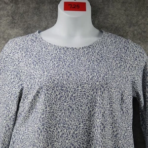 Southern Tide Dress Women Large Blue White Floral Print Nylon Stretch Beach Pool - Picture 1 of 9