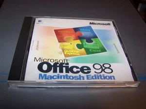 Macintosh Office 98 CD Install cd with key - P/N X03-68272 - Picture 1 of 3