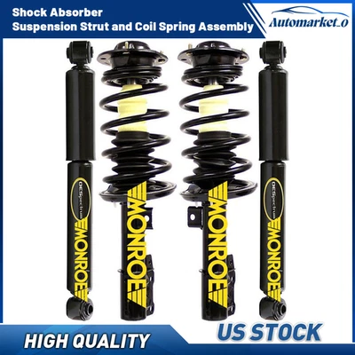 Amortiguador de puntales delanteros traseros con muelles helicoidales para Chevrolet Malibu 2,2 L 2004-2008 Foto 1 de 4