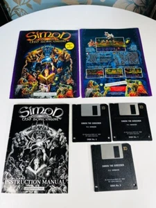 Simon the Sorcerer 1 PC Game 3.5" Disk Version German Language Retro Vintage - Picture 1 of 5