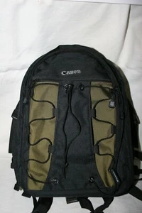Funda Canon Suave Grande Mochila Nailon Cámara Usada en Excelente Condición Correa para el Hombro Compartimentos - Imagen 1 de 7