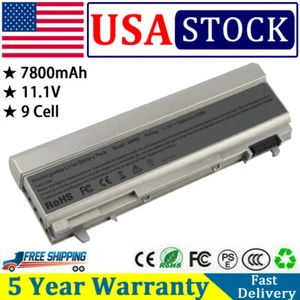 9Cell Battery For Dell Latitude E6400 E6410 E6500 E6510 PT434 W1193 4M529 Laptop - Picture 1 of 6