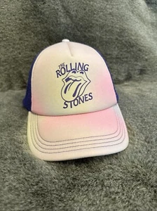 Girl’s Youth H&M ROLLING STONES TONGUE ADJUSTABLE STRAPBACK BASEBALL HAT/CAP - Picture 1 of 8