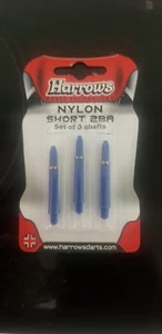 Harrows Nylon Dart Shafts kurz blau x 2 Sets - Bild 1 von 2