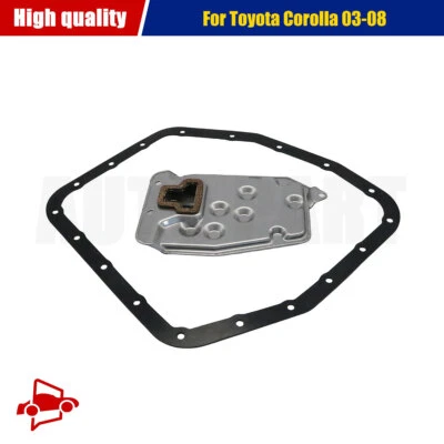 New Transmission Filter Oil Pan Gasket Set Fit For 2003-2008 Toyota Corolla - Image 1 of 4