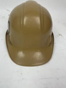 VINTAGE NORTON MODEL 410 OSHA Hard Hat CAT Logo Black Made In USA - Picture 1 of 10