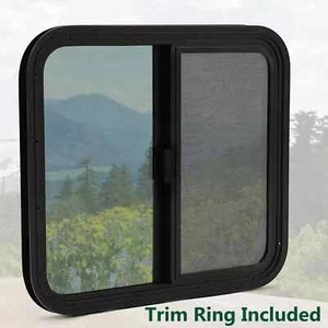 24" x 22" RV Window Fit For Camper Trailer Horizontal Sliding Window Breathable - Bild 1 von 24
