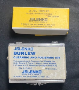 Polishing & Cleaning Jelenko Burley Berlew Wheels Kit 210370 & JEL Thin 9's gold - Picture 1 of 6