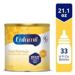 New Enfamil Infant Formula Milk-based Powder 21.1 Oz Cans Exp 06/2026+ - Picture 1 of 9