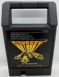 Speedway! Spin-out! Crypto-Logic! (Magnavox Odyssey 2, 1980) Authentic! Tested! - Picture 1 of 15