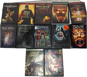 Vintage Horror Movie DVD Lot Friday the 13th Etc. 12 Disc 38 movies - Picture 1 of 14