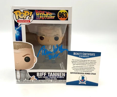 TOM WILSON SIGNED BACK TO THE FUTURE FUNKO POP AUTOGRAPH BECKETT BAS COA 2 Cover