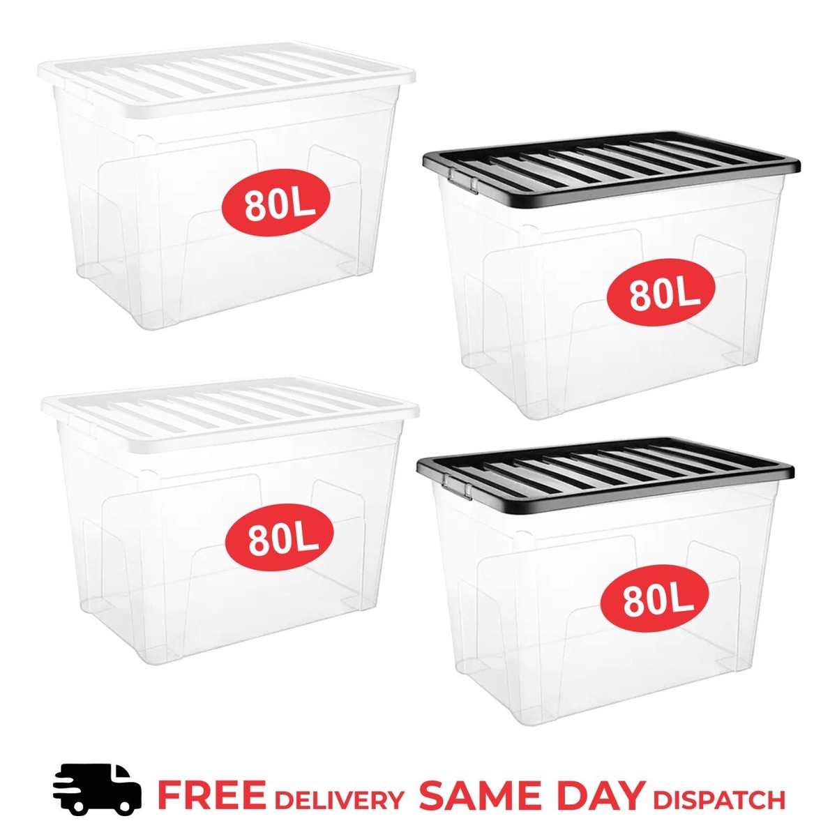 66 Qt Walmart Plastic Totes With Lids Plastic Tote Storage