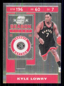 19-20 Panini Contenders Optic Season Ticket #13 Kyle Lowry Toronto Raptors - Picture 1 of 2
