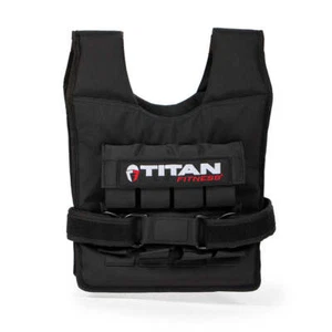 Titan Fitness Elite Series 30 LB Adjustable Weight Vest, (12) 2.5 LB Ingots - Picture 1 of 10
