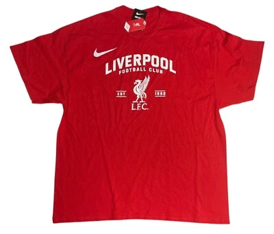 NIKE LIVERPOOL CITY  MEN'S T-SHIRT with logo, new/tag, SIZE MEN'S XXLARGE, GREAT - Image 1 of 2